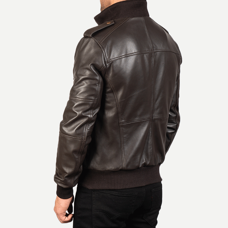 Mens Bomber Leather Jacket Atlantic Leathers