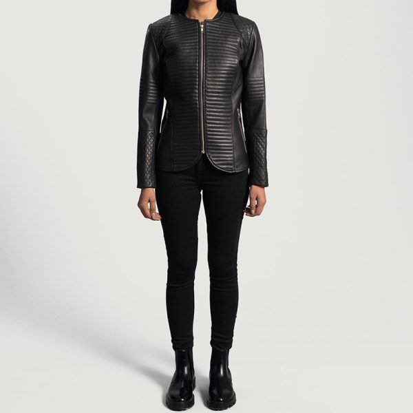 Women's-Classic-Quilted-Real-Leather-Jacket