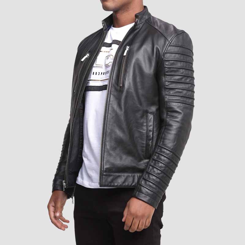 MOTO QUILTED MENS BIKER JACKET1