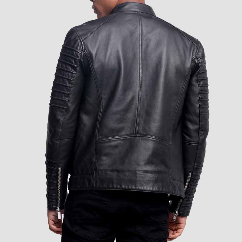 MOTO QUILTED MENS BIKER JACKET3