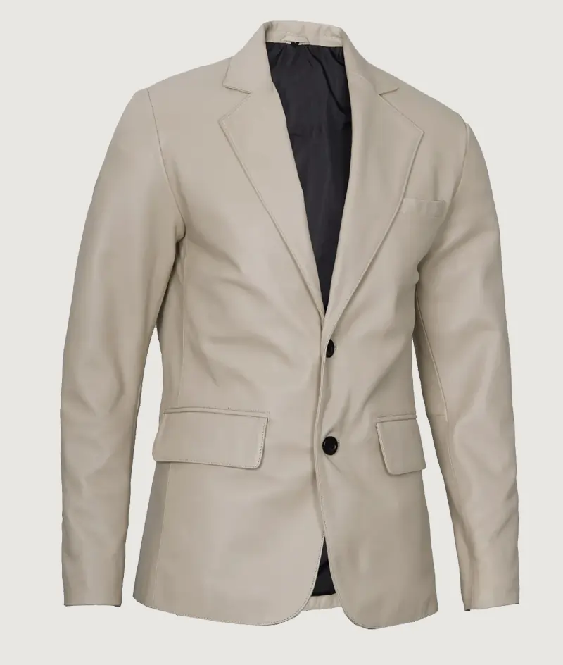 Men’s Blazer two button beigh1