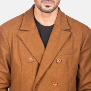 Men's New Breasted Trench Coat With Multi Colors