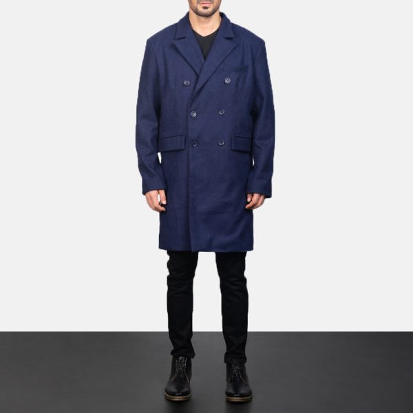Men's New Breasted Trench Coat With Multi Colors