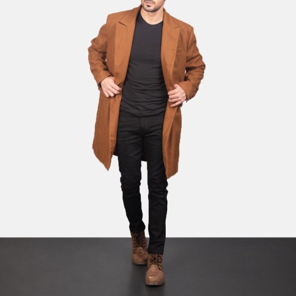 Men's New Breasted Trench Coat With Multi Colors